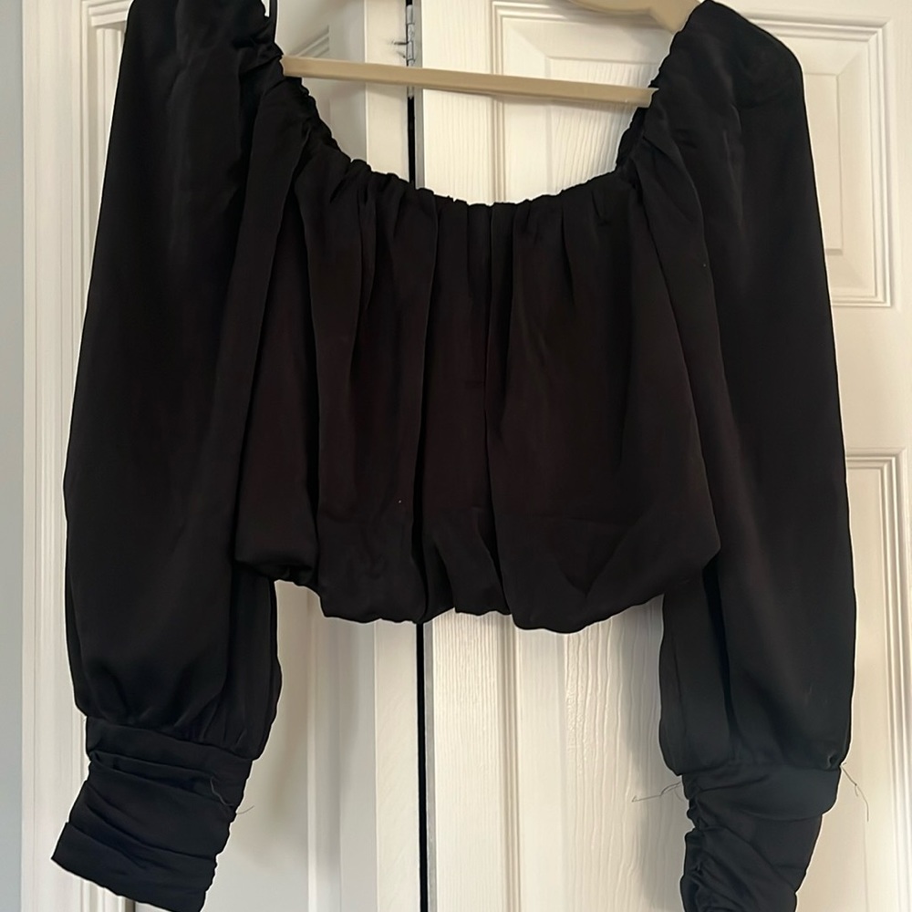 Do+Be Black crop top